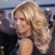 Closeup of Heidi Klumm smiling and showing her wonderfull blond hair in her Schwarzkopf Drei Wetter Taft Ultimate commercial.